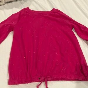 Kids pink sparkle Long Sleeve Top